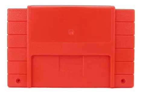 Case Carcaça De Cartucho Super Nintendo Snes Novo Azul