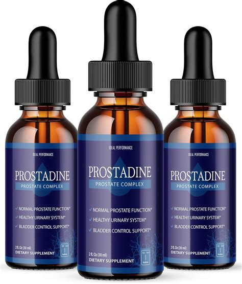 Ideal Performance 3 Pack Prostadine Official Drop Formula