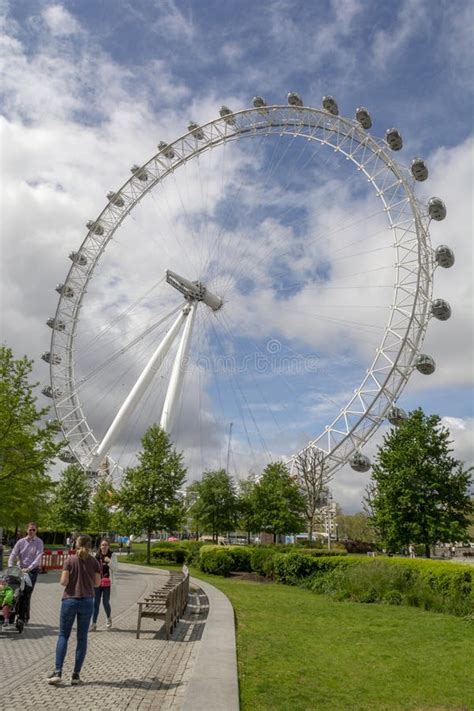 London UK May 9 2023 The London Eye Or The Millennium Wheel A