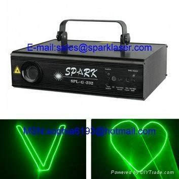 Laser Display System Green Animation Laser Light SPL G 232 Spark