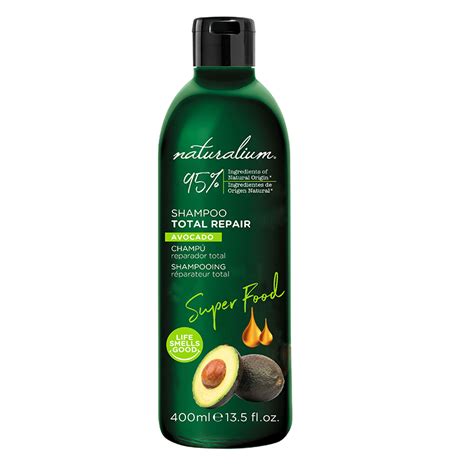 Avocado Keratin Naturalium Superfood Shampoo 400 Ml With A Total