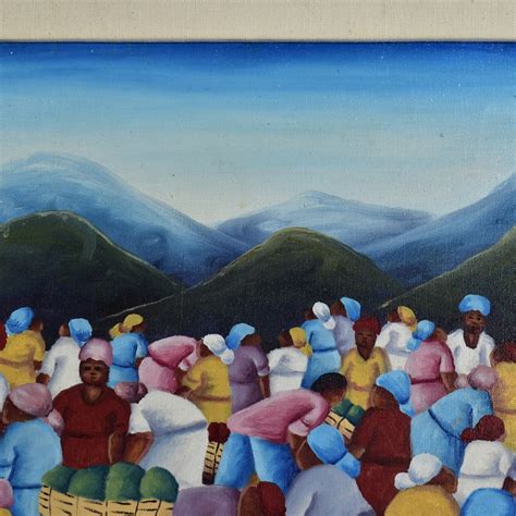 Jean Marc Cayo Haitian Born 1958 Kodner Auctions