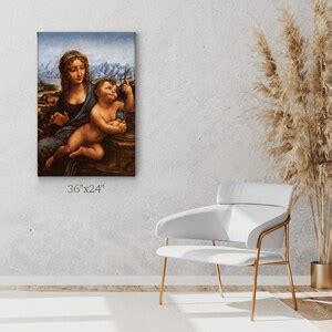 Madonna of Yarnwinder by Leonardo Da Vinci Painting Famous Art Fine Art ...