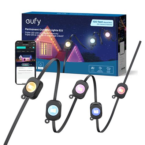 eufy Permanent Outdoor Lights S4 | Radar-Activated, RGB+WW, AI Lighting