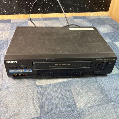 Sony Slv N Head Hi Fi Stereo Vcr Vhs Player Recorder Untested Read