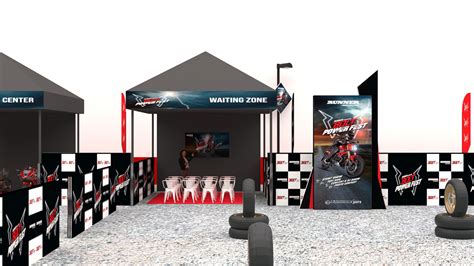 Outdoor Event setup 3d illustration on Behance