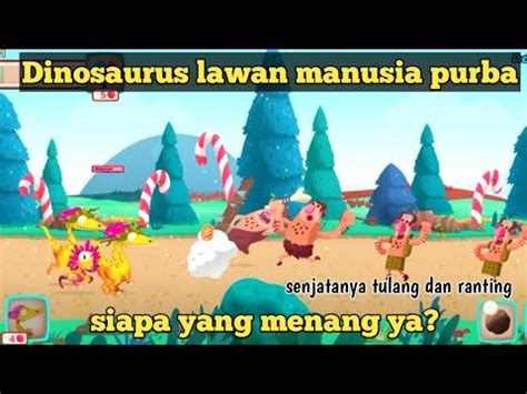 Pasukan Dinosaurus Melawan Manusia Purba Dino Bash Adek Gibran