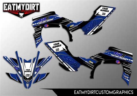 For Yamaha Yfz R Raptor Full Graphics Kit Decals Stickers