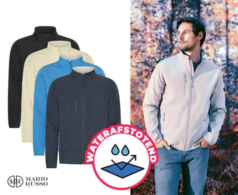 Mario Russo Softshell Jas Aanbieding Voordeelvanger Nl