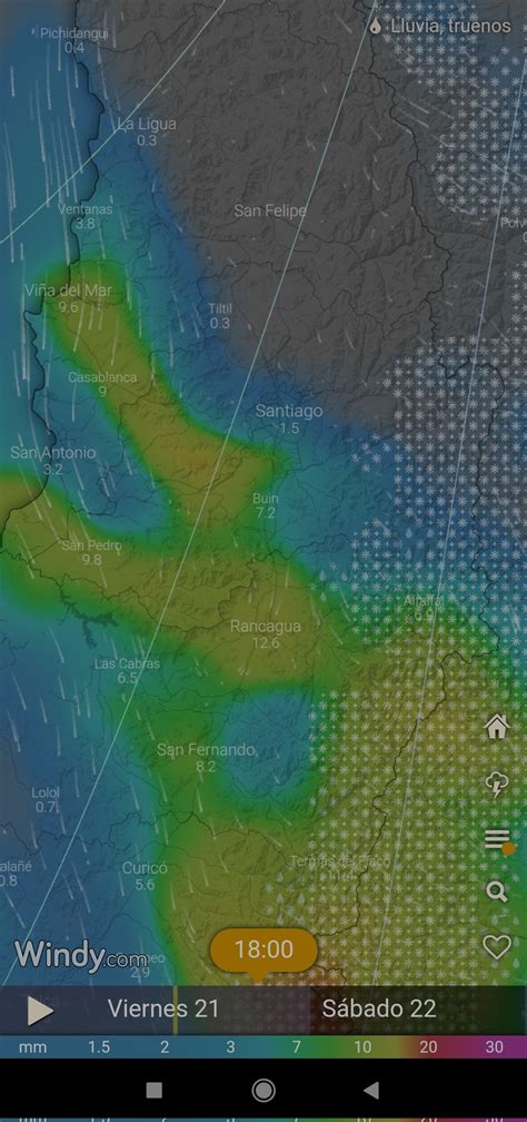 WeatherSantiago on Twitter Durante la tarde noche llegarán las