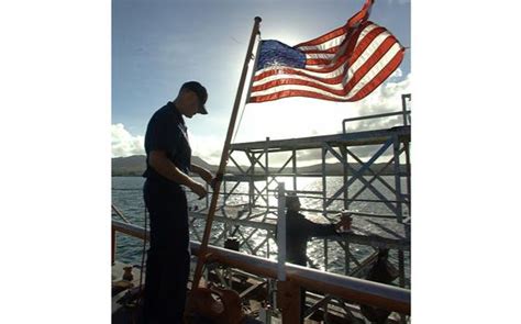 Apra Harbor Guam Nov 7 2000 Coast Guard Seaman Scott Braithwaite