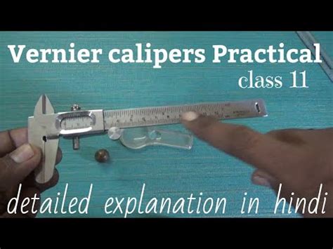 VERNIER CALIPERS EXPERIMENT Class 11 Physics Practical YouTube