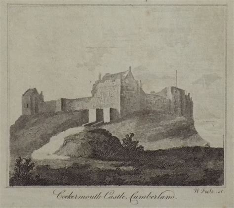 Antique Prints of Cockermouth Castle