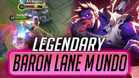 Wild Rift Dr Mundo Baron Lane Duoq With Hellsdevil This Build Is