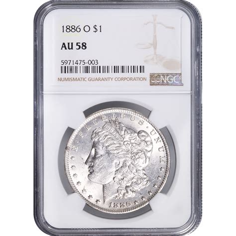 Certified Morgan Silver Dollar O Au Ngc Golden Eagle Coins