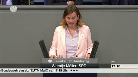 Siemtje M Ller Bundeswehreinsatz Eutm Mali Bundestag