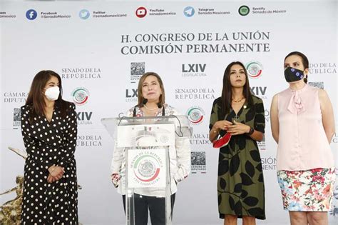 Conferencia De Prensa Concedida Por Las Senadoras Y Diputadas Del PAN