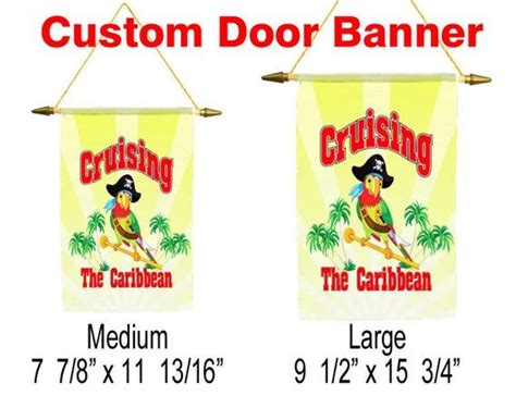 Cruise Ship Door Banner Cruising The Caribbean Etsy Carnival Ships