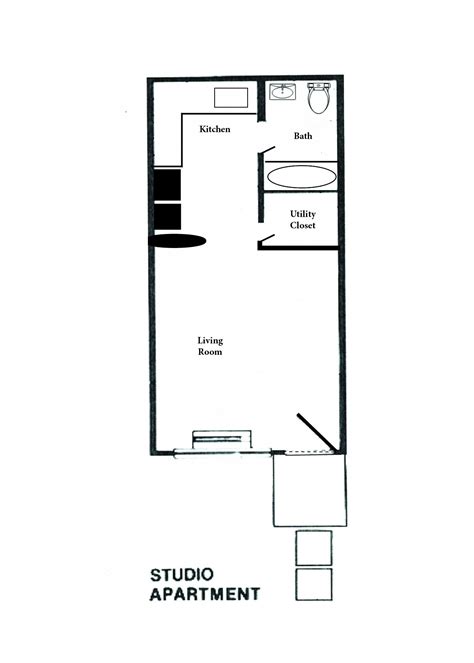 Studio Apartments — Montrose Square Apartments