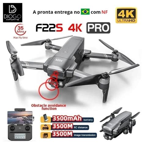 Drone F S Pro K C Mera Sensor Km Gps Gimbal Baterias