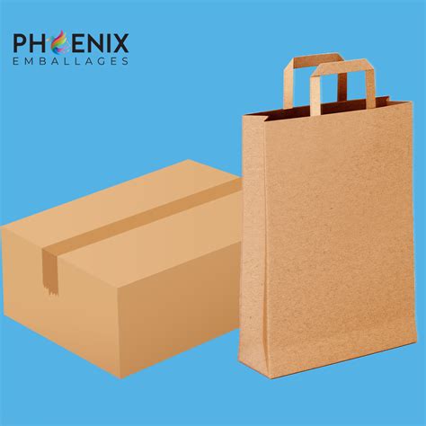 Sac Kraft Neutre 4 Tailles Phoenix Emballages