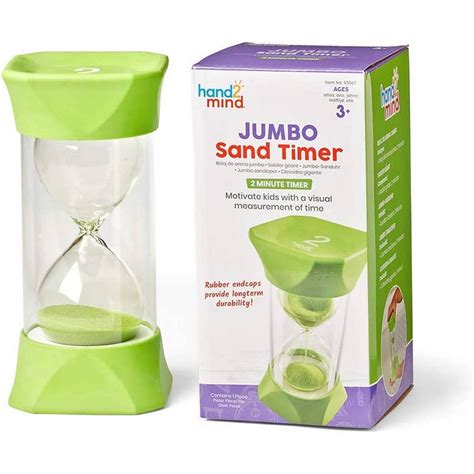 Jumbo Sand Timer 2 Minute Abc School Supplies