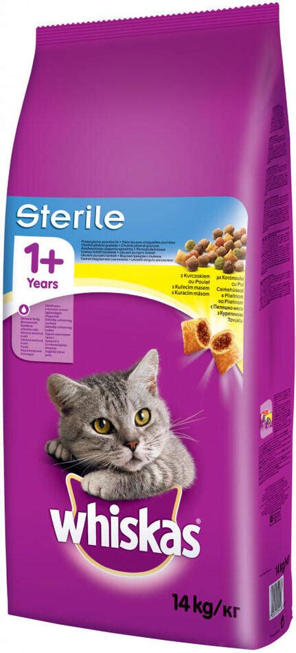 Granule Whiskas Sterile s kuřecím masem 14 kg ONLINESHOP cz