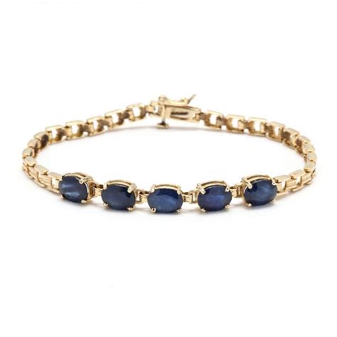 Gold and Sapphire Bracelet (Lot 1108 - Estate Jewelry & FashionSep 15 ...