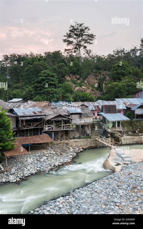 Bukit Lawang At Sunrise Gunung Leuser National Park North Sumatra