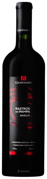 Vin Cola Guatambu Rastros Do Pampa Merlot Vivino Brasil