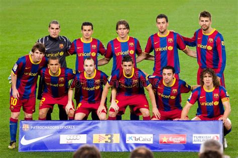 Football Club Barcelona 2011 Editorial Stock Image - Image: 17845314