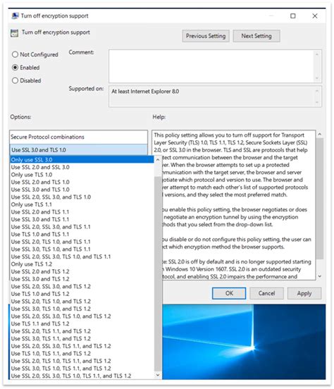 Manage TLS 1 0 And 1 1 After Default Behavior Change On Sept 20 2022