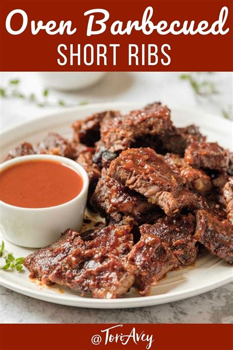 Oven Barbecued Short Ribs Melt In Your Mouth Flanken Cut Beef Short