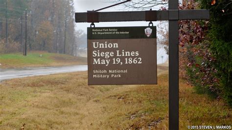 Shiloh National Military Park Corinth Unit Union Siege Lines May