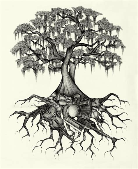 Tree Roots Drawing at GetDrawings | Free download