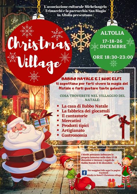 Christmas Village Feste Ed Eventi Natalizi 2022 Turismo Portale