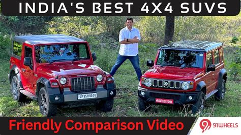 Maruti Jimny Vs Mahindra Thar Detailed Comparison Including