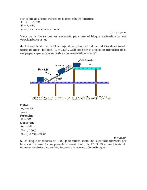 Ejercicios de fricción resueltos y por resolver by Ernesto Yañez Issuu