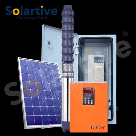 Solartive Ac 10 Hp Solar Irrigation System For Submersible At Rs 72893