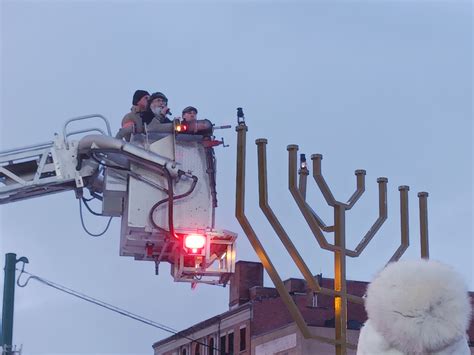 Mourning a tragedy across an ocean, Syracuse's Jewish community lights