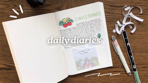 Daily Journal Setup Hobonichi A Notebook Youtube