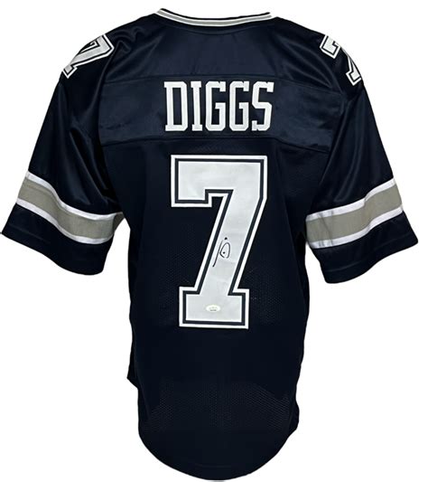 Dallas Cowboys Trevon Diggs Autographed Pro Style Blue Jersey JSA ...