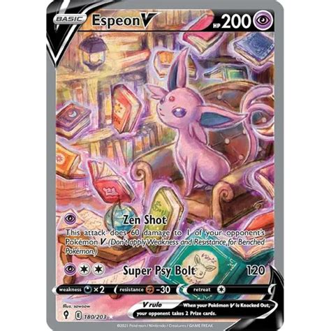 Verified Espeon Secret Rare Evolving Skies By Pokemon Cards Whatnot