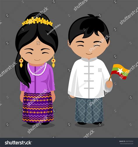 myanmar traditional costume 7