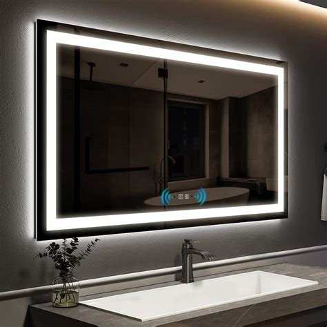 Motion Sensor Frameless LED Smart Bathroom Mirror – Roomtec