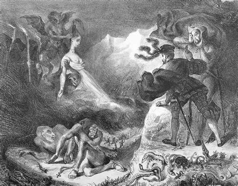 The Shade of Marguerite Appearing to Faust Eugène delacroix Art