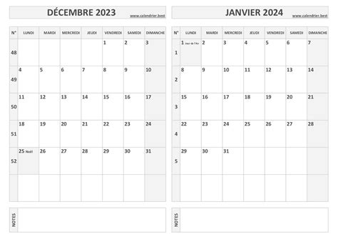 Calendrier D Cembre Et Janvier Imprimer Calendrier Best