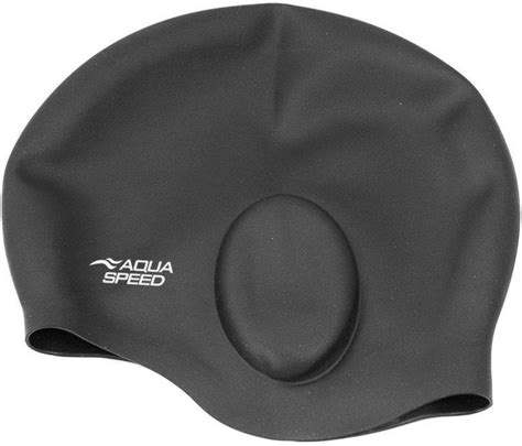 Czepek pływacki na uszy Aqua Speed Ear Cap 07 czarny Czarny