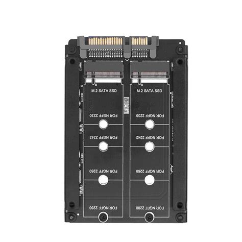 Dual NGFF B M Key M 2 SSD Card JBOD Raid0 Span Bridge To 2 5 Inch SATA