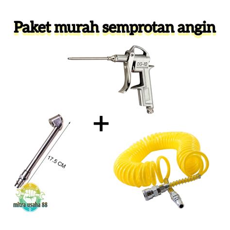 Jual Paket Alat Service 3in1MURAH Selang Angin Kompresor Recoil Spiral